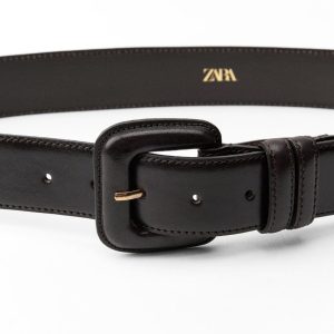 Cinto 100% cuero Zara