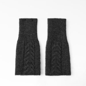 Guantes mitones sin dedos con lana Zara